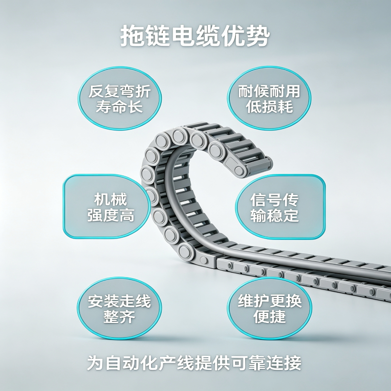 工业机器人手臂拖链电缆怎么选？选型要点与靠谱厂家推荐-上海德汝电缆