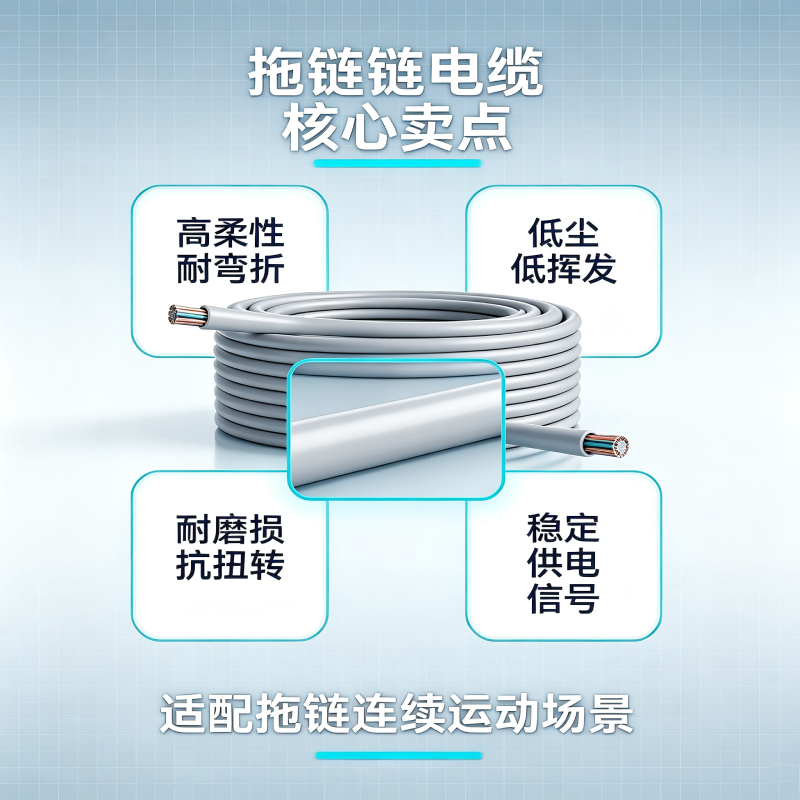 工业机器人手臂拖链电缆怎么选？选型要点与靠谱厂家推荐-上海德汝电缆