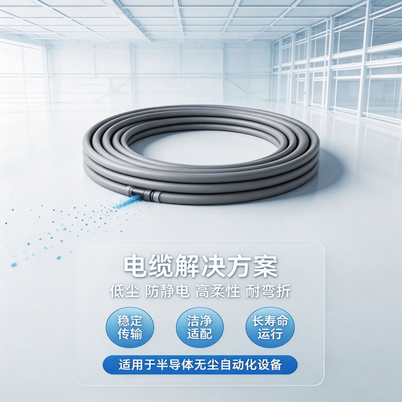 半导体洁净室拖链电缆