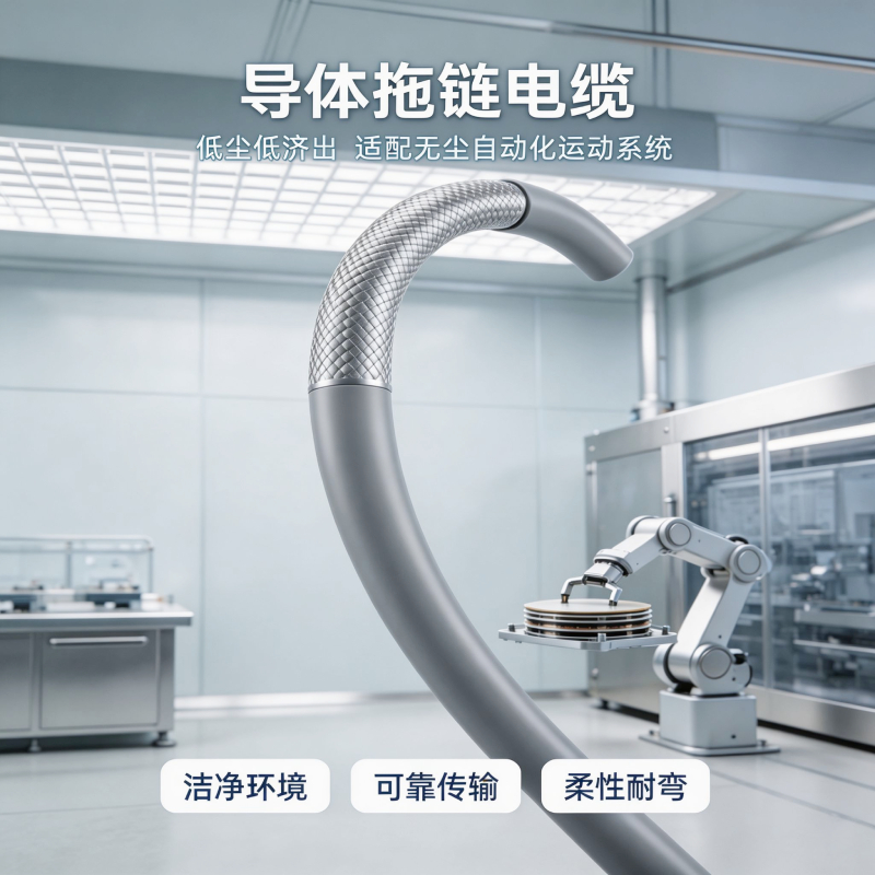 半导体自动化高柔性拖链电缆