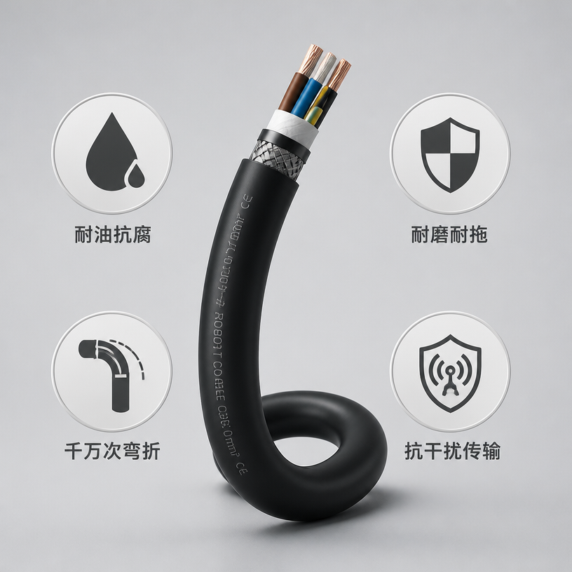 工业机器人电缆特点