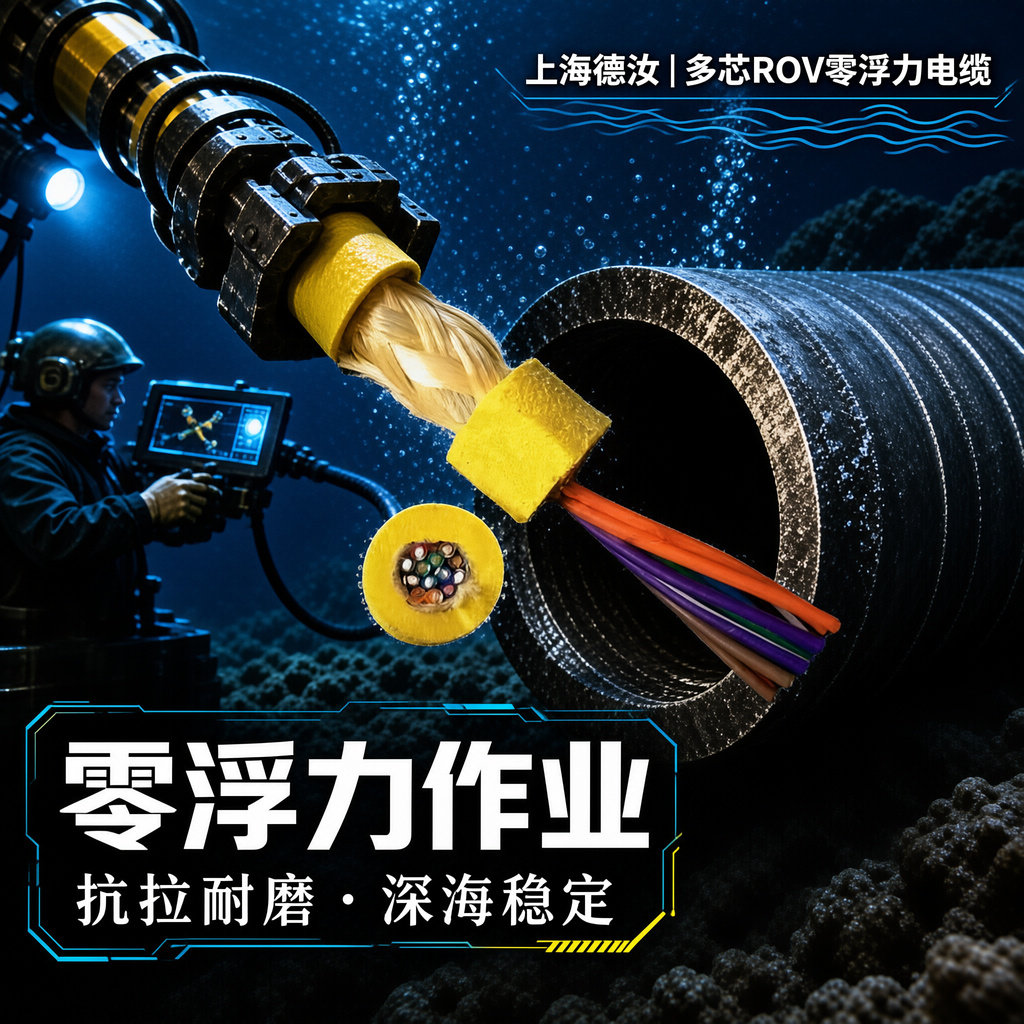 上海德汝 ROV 零浮电缆产品特点介绍
