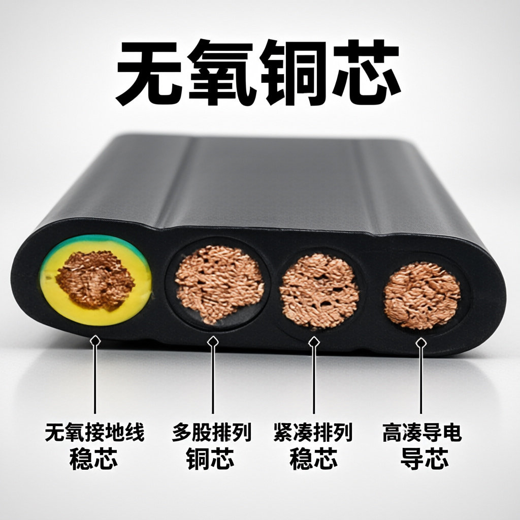 工业起重机扁电缆厂家 | 上海德汝电缆 可定制 全国发货