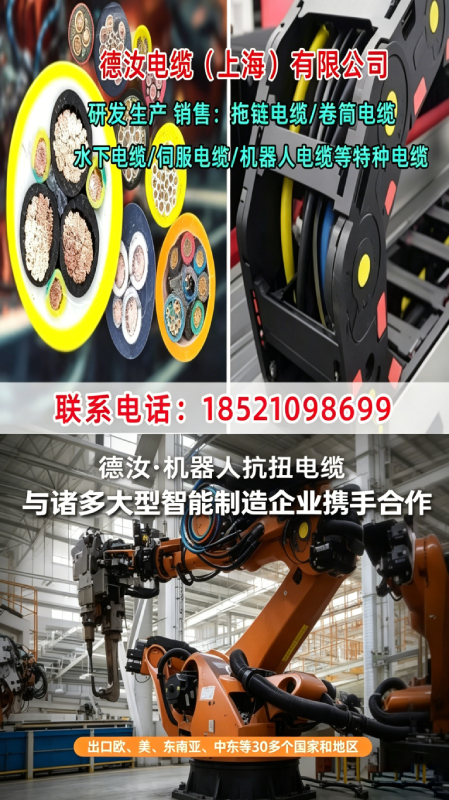 上海德汝｜特种电缆源头生产厂家 非标线缆按需定制 全国发货