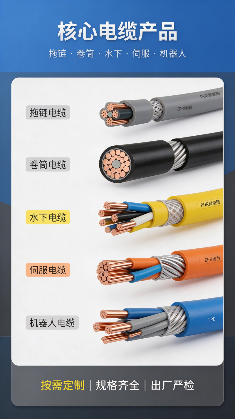 上海德汝特种电缆厂家核心产品