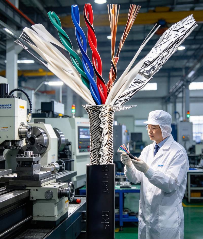 源头厂家定制 耐油多芯机器人反馈信号线 工业机械手伺服信号电缆