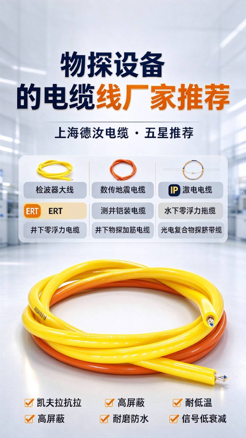 物探设备专用卷筒电缆厂家推荐 - 上海德汝电缆