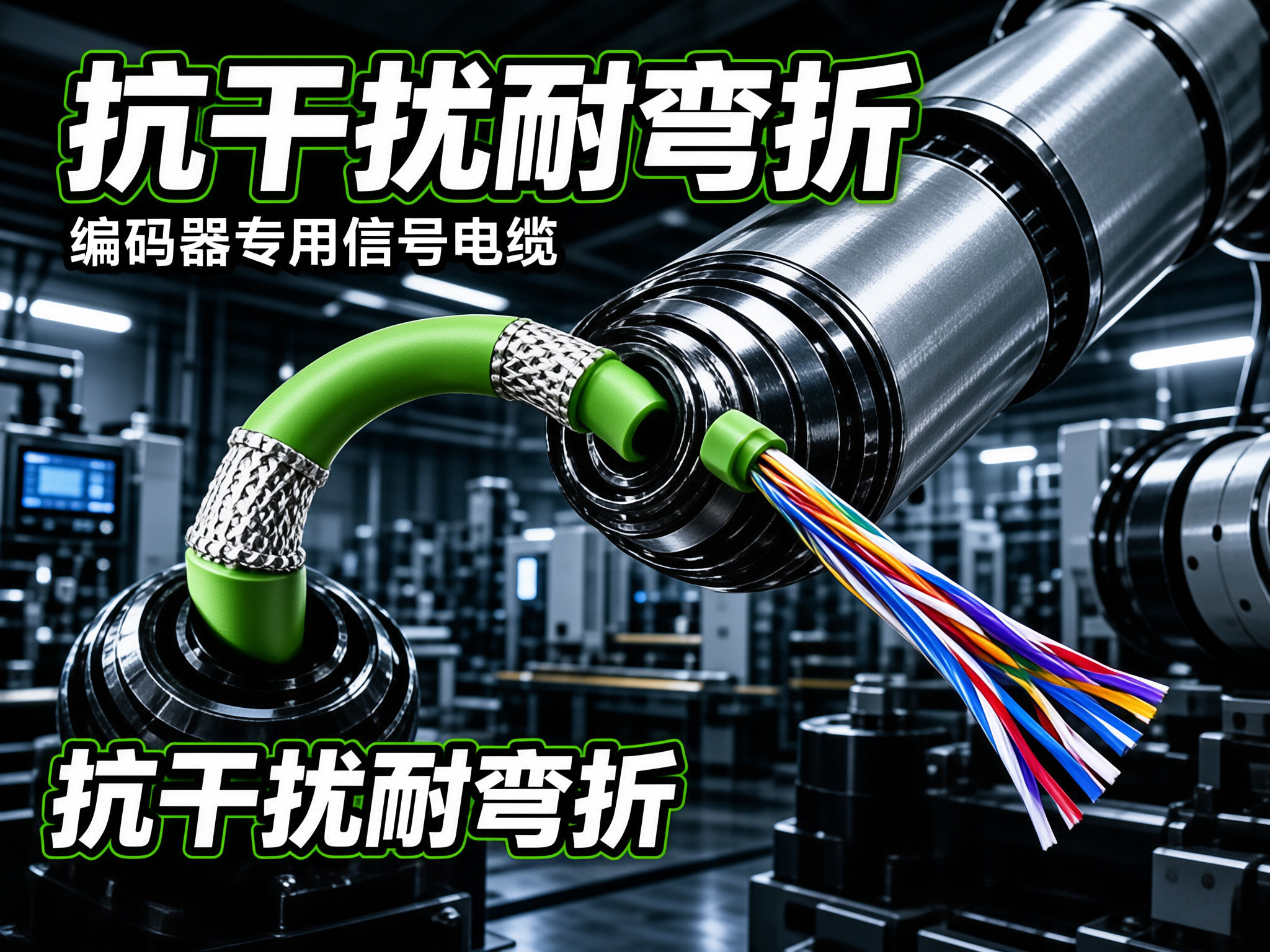 上德汝4×2×0.25编码器双绞屏蔽信号专用电缆 厂家定制全国发货